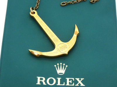 Rolex vintage gold Anchor chain Rolex original Service pouch | eBay