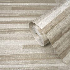 Belgravia Decor GB 9013 Palma Wood White/Champagne Wallpaper Zambaiti Parati