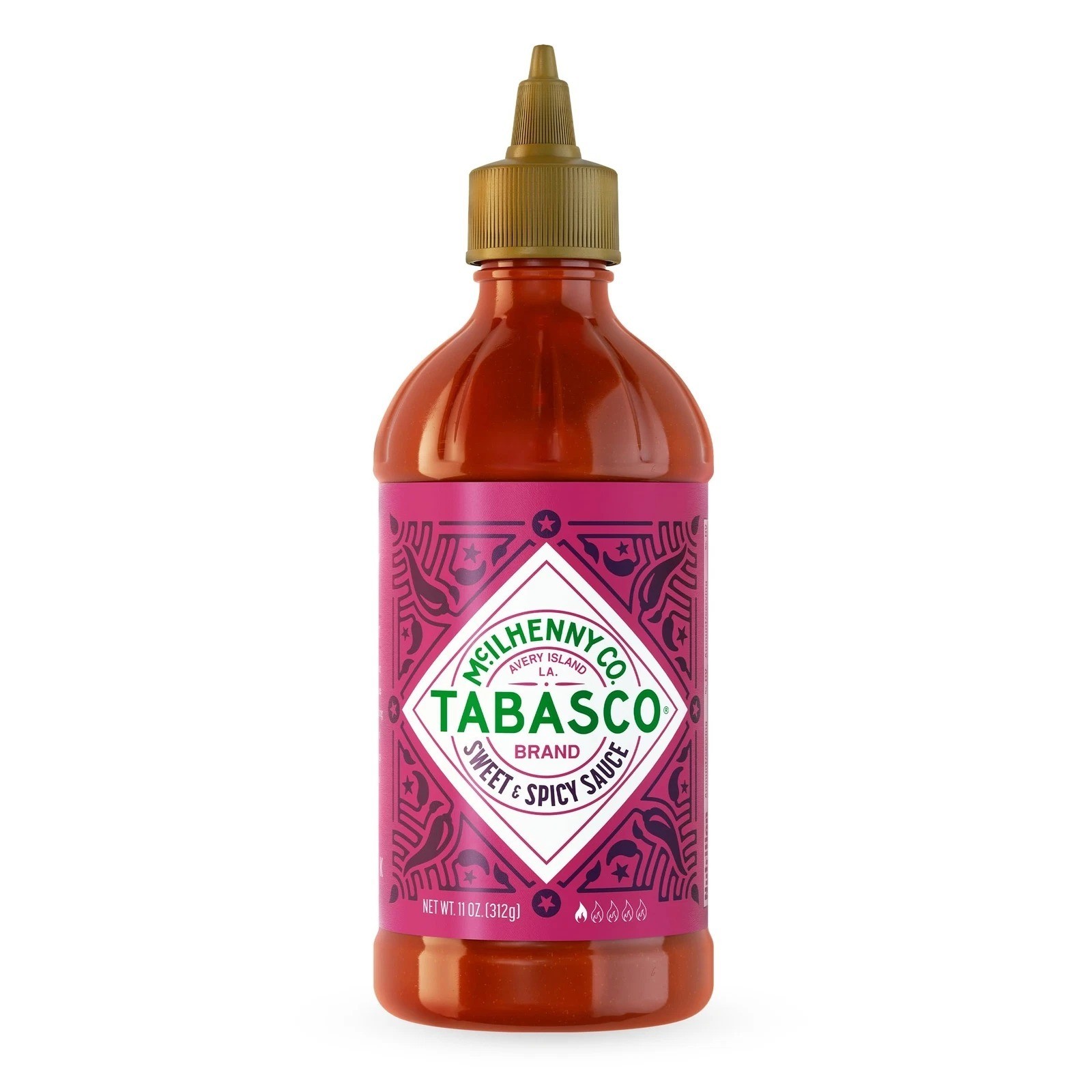 TABASCO® Sweet & Spicy Sauce - Mild Heat, Easy Squeeze Bottle, 11oz
