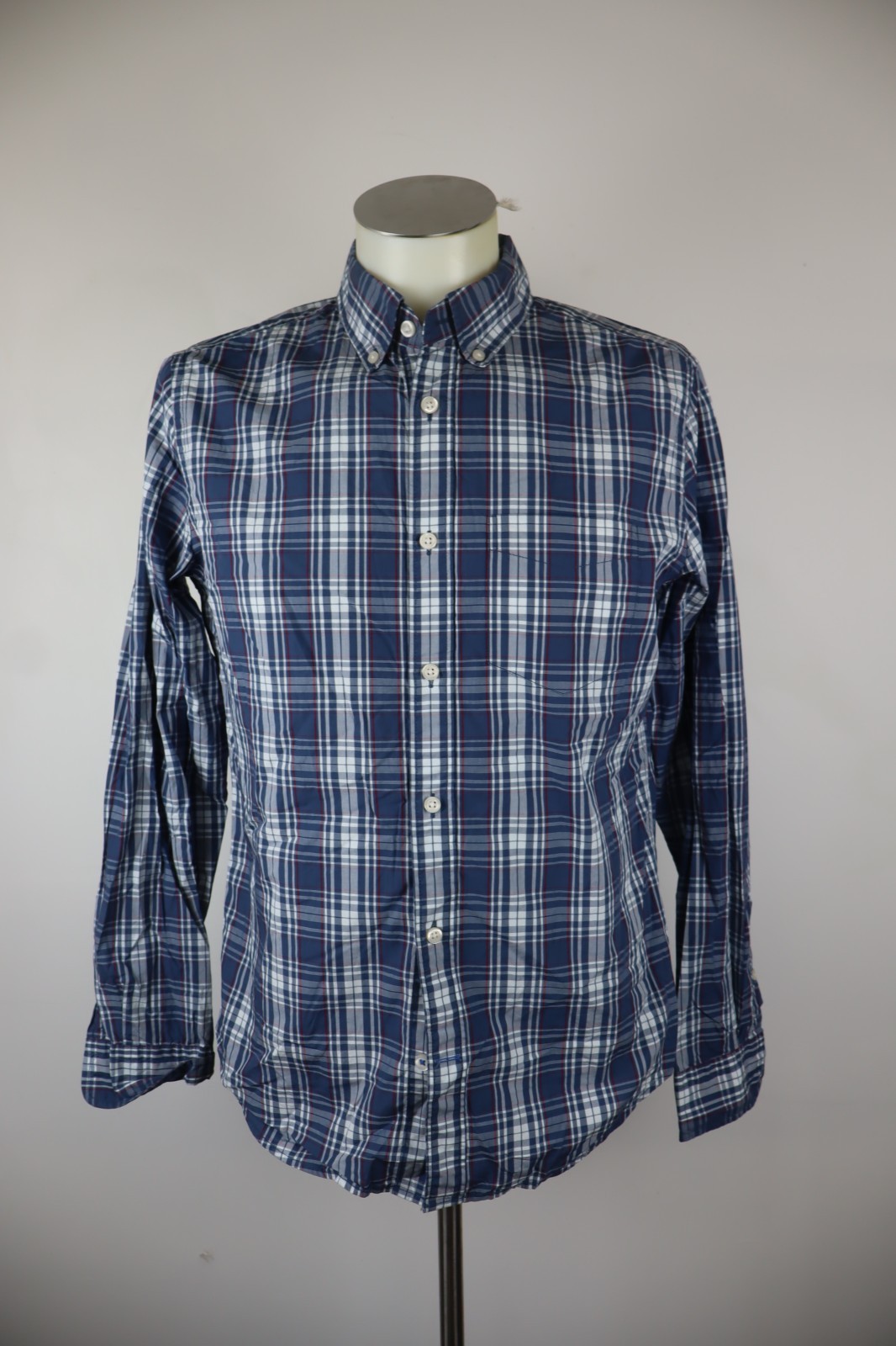 GAP CAMICIA UOMO COTONE TG S CASUAL VINTAGE COTTON SHIRT MANICA LUNGA LOGO