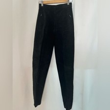 VINTAGE 90s DONT STOP High-Rise suede Leather Pants SIZE 6