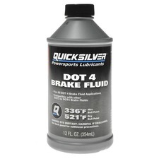 DOT 4 Brake Fluid 12oz 336F Wet 521F Dry Corrosion Protection For Powersports 1.67 per gallon