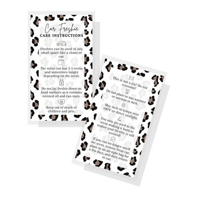 Lashicorn Car Freshie Care Card - 50 Pack 2x3.5 inches Business Sized | Fresh...