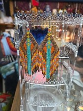 Paramount Pattern Seed Bead Earrings by Papar...
