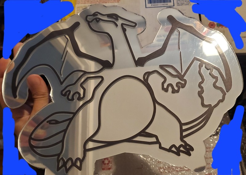 Custom Charizard Bathroom Closet Bedroom Kitchen Mirror Christmas 