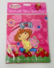 Strawberry Shortcake Stretchable Fabric Book Cover NIP 2007 American Greetings