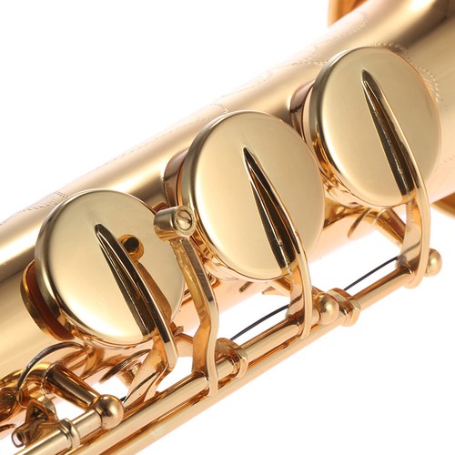Brass Straight Soprano Saxophone Bb B Flat Sax Woodwind Instrument Full Set O3O8 - Picture 8 of 11