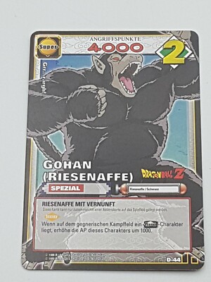 Dragon Ball TCG Gohan Riesenaffe D-44 NM