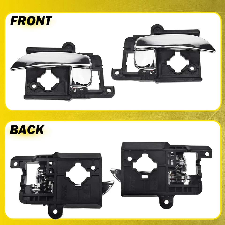 Juego de 4 manijas interiores de puerta delanteras y traseras para Hyundai Elantra 2007-2010 Foto 4 de 4