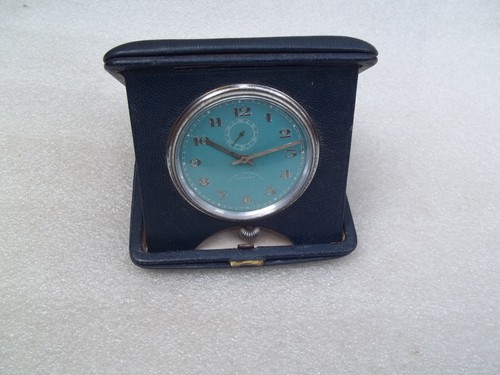Vintage Goldschmiede & Silberschmiede 8 Tage Schreibtisch/ Reiseuhr - Bild 2 von 12