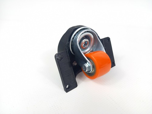 Drehbares Hinterrad für Husqvarna und Gardena Rasenmäher Roboter Adapter RAL9011 - Bild 4 von 12