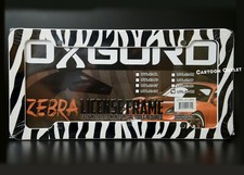 License Plate Frame Zebra Car Truck Tag Holder Gift 1 Piece