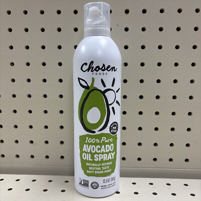 *READ* Chosen Foods 100% Pure Avocado Oil Spray 13.5 OZ BB 12/2025