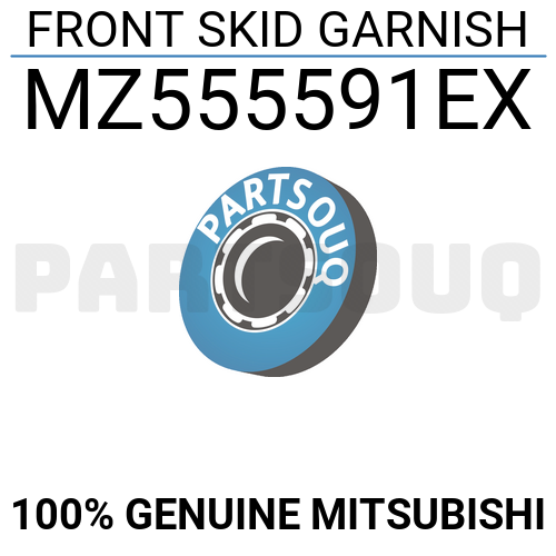 Genuine Mitsubishi Front Lower Trim - Chrome MZ555591EX for sale
