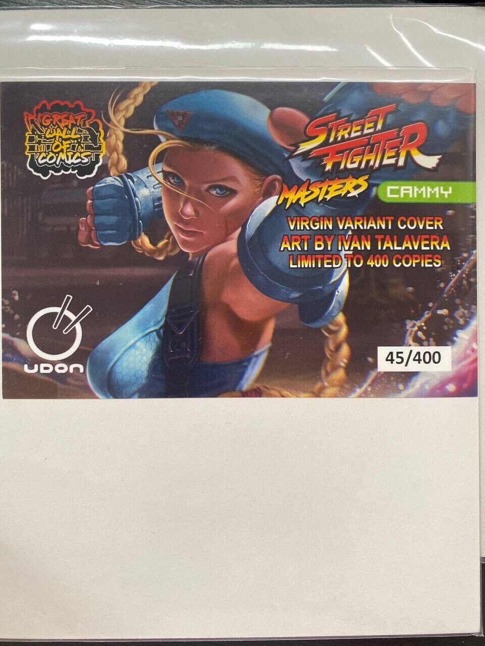 STREET FIGHTER MASTERS CAMMY #1 IVAN TALAVERA VARIANT 2023 – Great