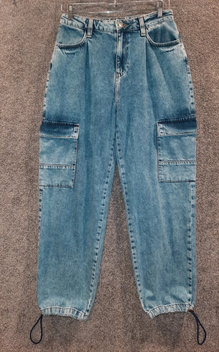 Distressed denim joggers forever 21 hot sale