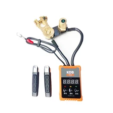 12V Wireless Remote Car Battery Disconnect Cut Off Switches Voltmeter Display