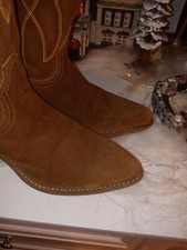 Vintage Womens Brown Leather Boots size 6