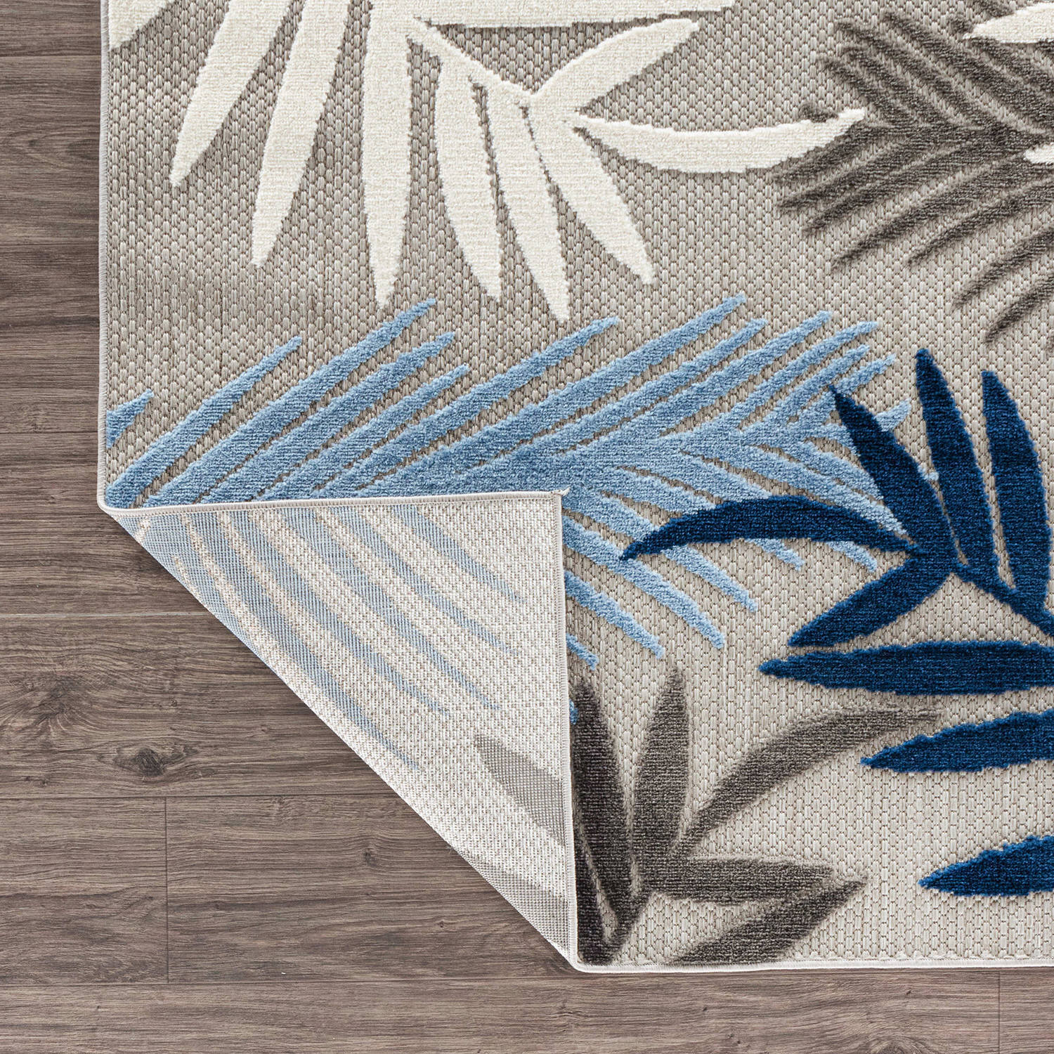 Rugshop Outdoor Rug Evora Palm Frond Indoor/Outdoor Rugs 8x10 Turkish ...