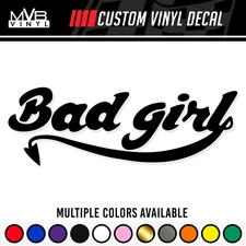 Bad Girl Vinyl Decal Window Sticker | JDM Devil 490