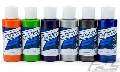 Pro-Line RC Body Paint Secondary Color Set (6 Pack) - PRO6323-01