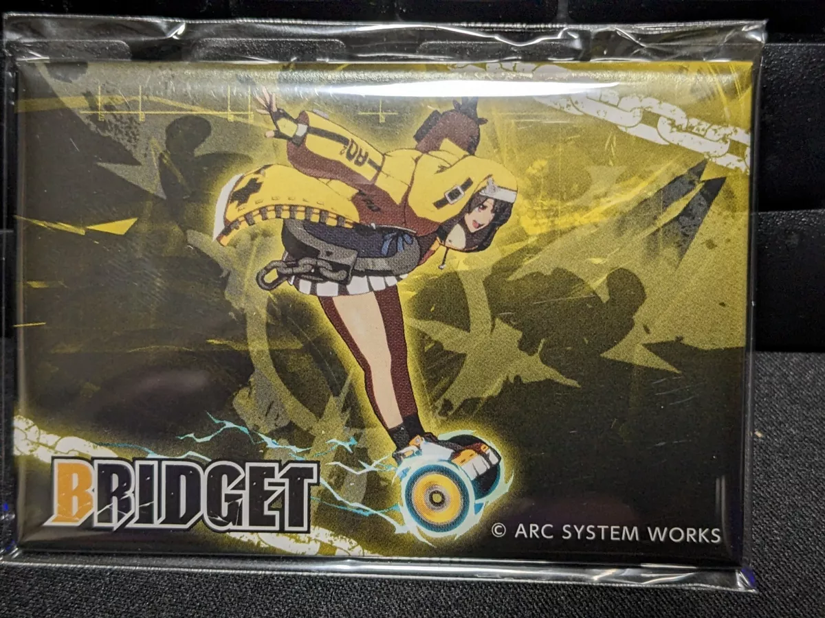 Guilty Gear Strive Official Birthday Kuji Bridget Square Can Badge