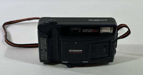 Appareil photo analogique Chinon Auto GLX Tele objectif point & Shoot appareil photo 35 mm T7F - Photo 1/13
