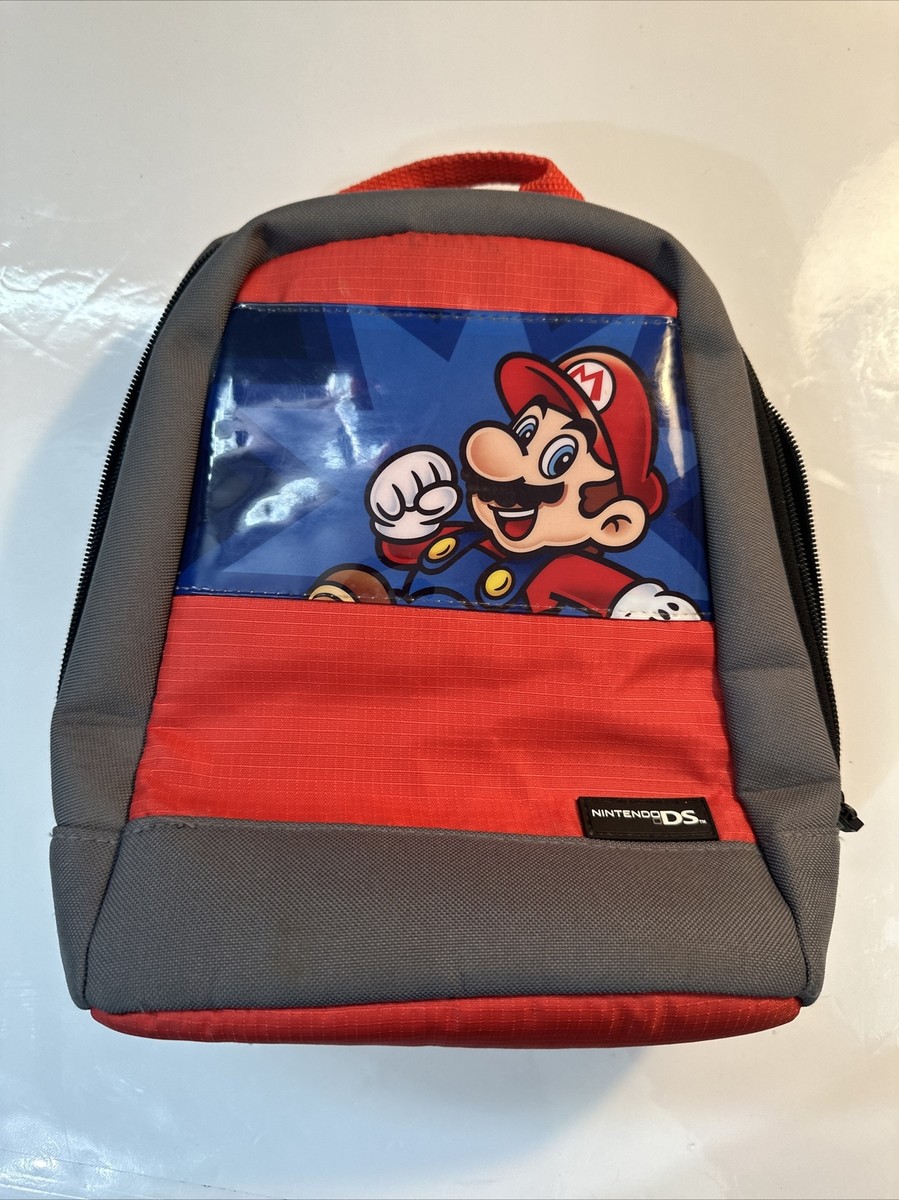 Nintendo DS Super Mario Mini Backpack Game & System Carrying Case