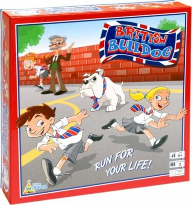 BRITISH BULLDOG BOARD GAME *New* School English Dog Chess Checkers French