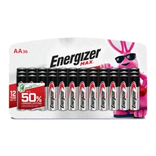 MAX AA Batteries (36-Pack), Double a Alkaline Batteries