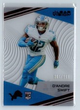 2020 Panini Clear Vision Red D'Andre Swift #/199 Rookie Card RC