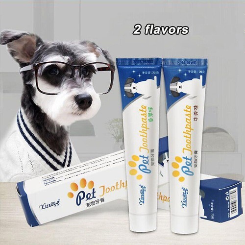 Edible Pet Dog Cat Toothpaste Teeth Cleaning Care Oral Hygiene Supplies Novelt - Picture 5 of 16