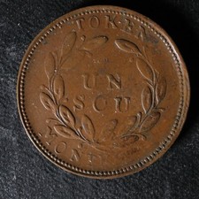 LC-30D Bouquet Sou token Montreal Lower Bas Canada Quebec Breton 686
