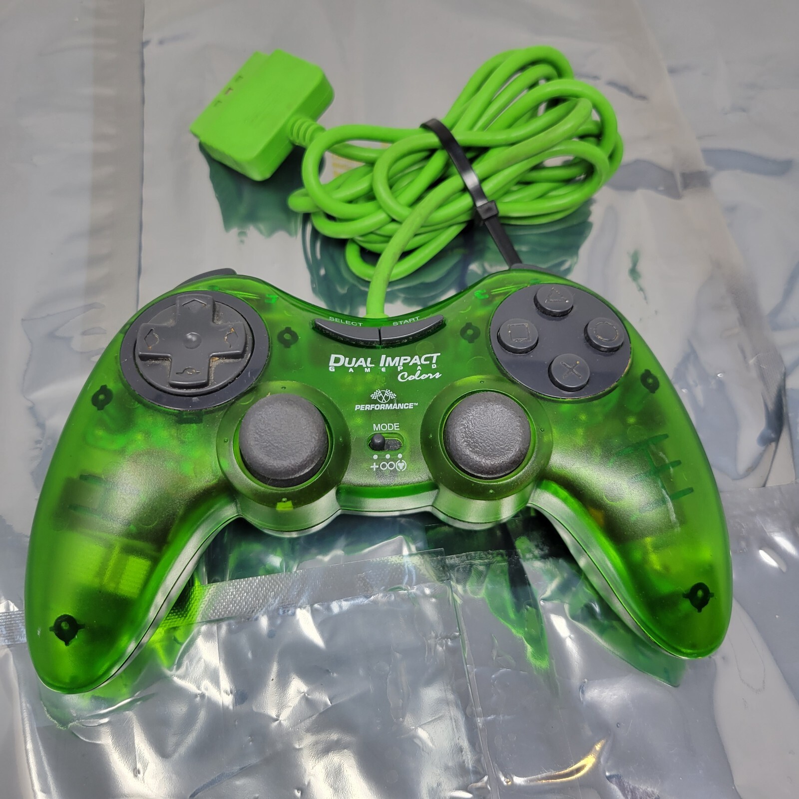 Sony PlayStation Controller Performance Dual Impact Clear Green For 1 2