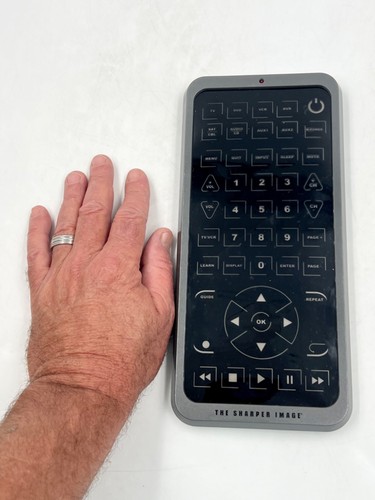 Sharper Image Smart Universal Jumbo Remote w/ Luminescent Touch Pad - 8 Devices - Picture 8 of 9