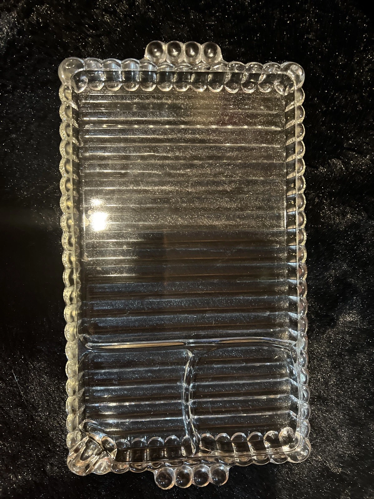 Vintage Balla Cigarette Hemp Rolling & Ash Tray Pressed Glass