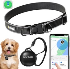 Aoikoy GPS Chien Tracker - Pas de Frais Mensuels - Collier Ajustable Étanche IP6