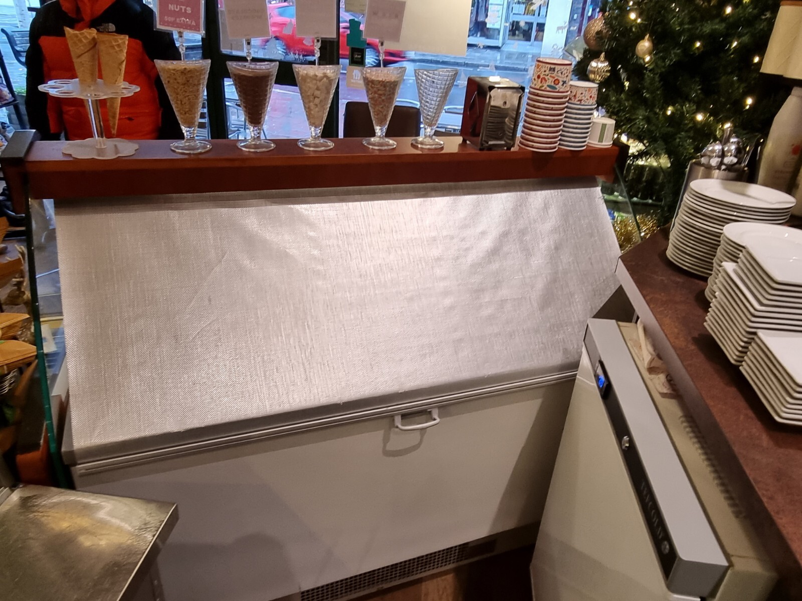 used ice cream display freezer eBay