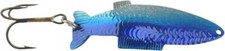 Thomas Lures Fighting Fish Fishing Lure Spoon 1/4 oz Nickel Blue