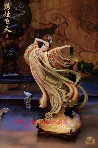 Infinity Studio Crane Girl Feitian DX Ver Resin Painted Statue In Stock - Picture 5 of 12