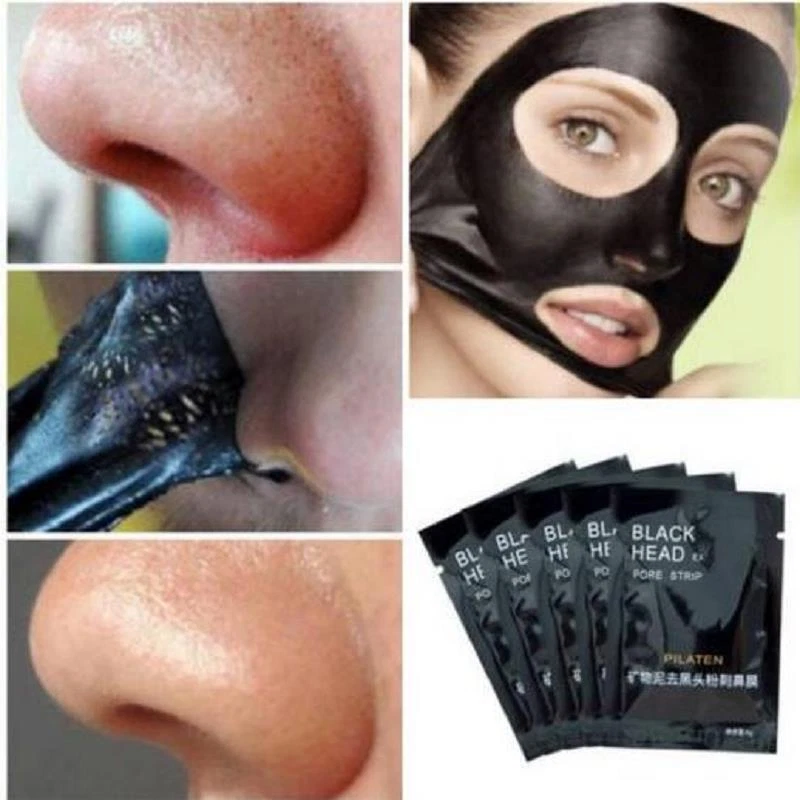 PILATEN Blackhead Removal Nose Pores Active Carbon Black Charcoal Peel Off Mask - Image 2 of 4