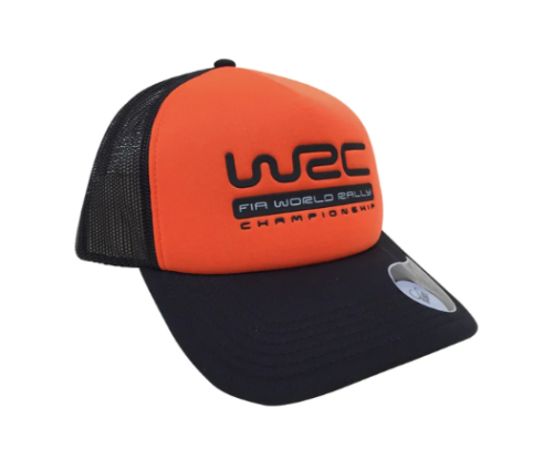 WRC World Rally Championship Orange Foam Trucker Cap - Picture 1 of 2