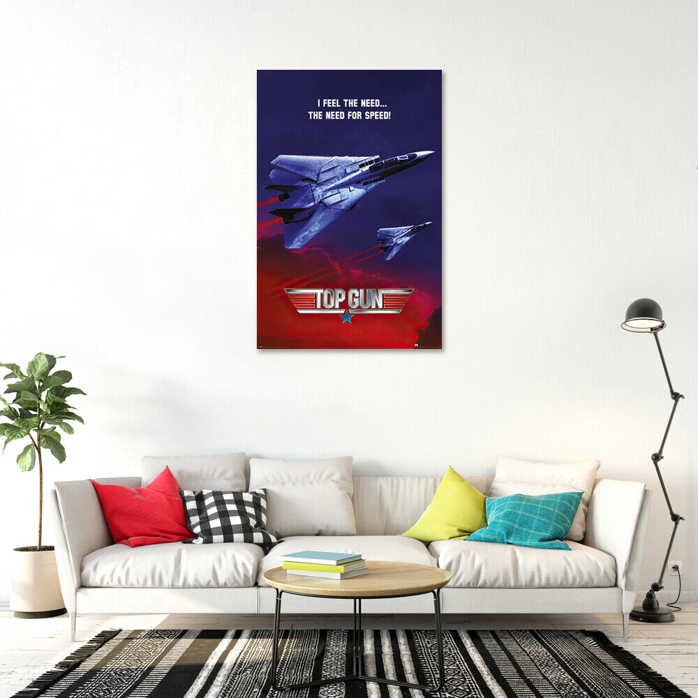 I feel the need for speed! Movie Quote Design (white) | Poster