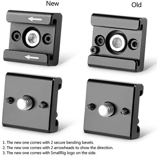 Support adaptateur de montage chaussure froide SmallRig 2 pièces avec fil 1/4" 2060 - Photo 12/15