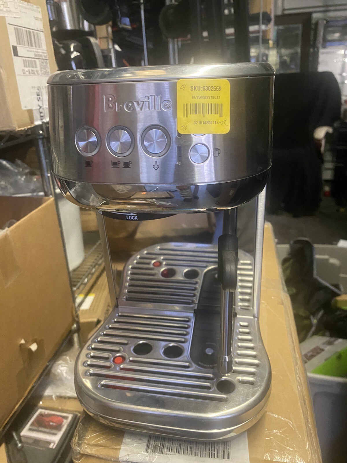 Breville Bambino Plus Espresso Machine, Brushed Stainless Steel