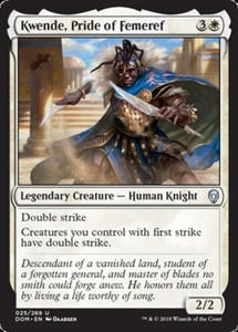Kwende, Pride of Femeref x4 - Dominaria - NM-Mint, English - Dominaria