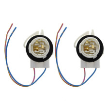 2Pc Light Bulbs Socket Wire Harness 3157 3156 for Chevrolet Silverado GMC Sierra