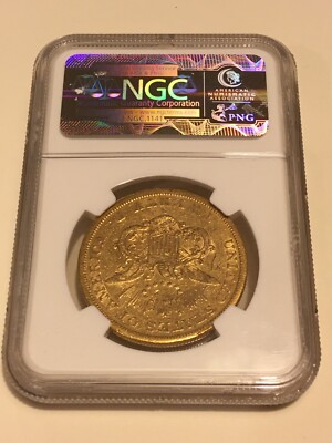 1857-S XF40 NGC Liberty Double Eagle $20 Gold Coin good coin