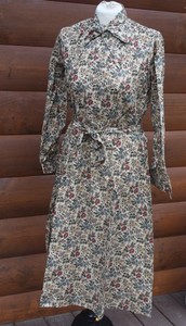 floral shirtwaist dress