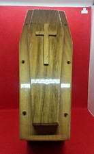 Riproduzione in scala di una Bara / Cassa da Morto - Legno massello